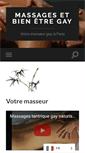 Mobile Screenshot of parisgaymassage.com