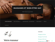 Tablet Screenshot of parisgaymassage.com